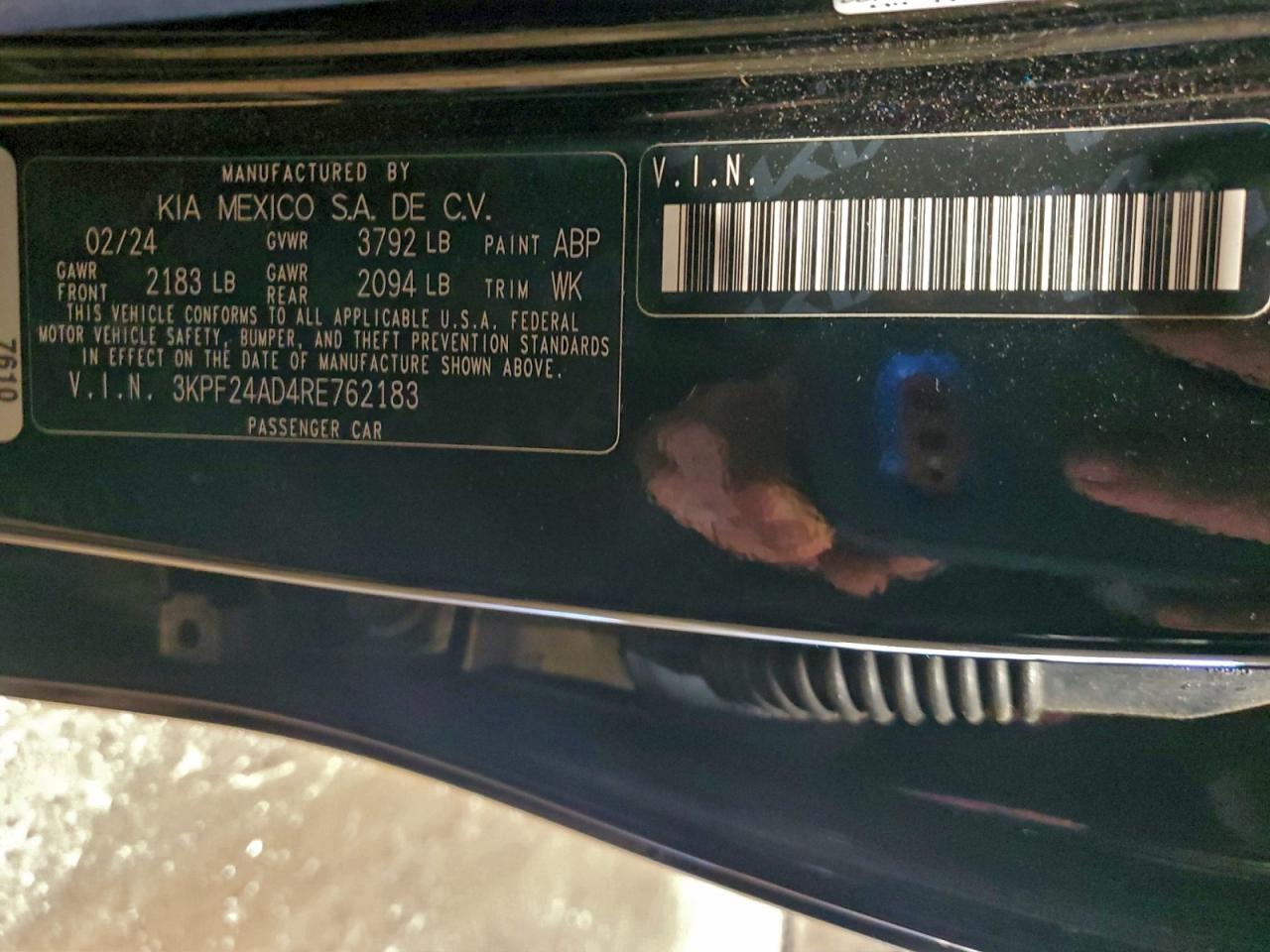 2024 KIA FORTE LX photo 37