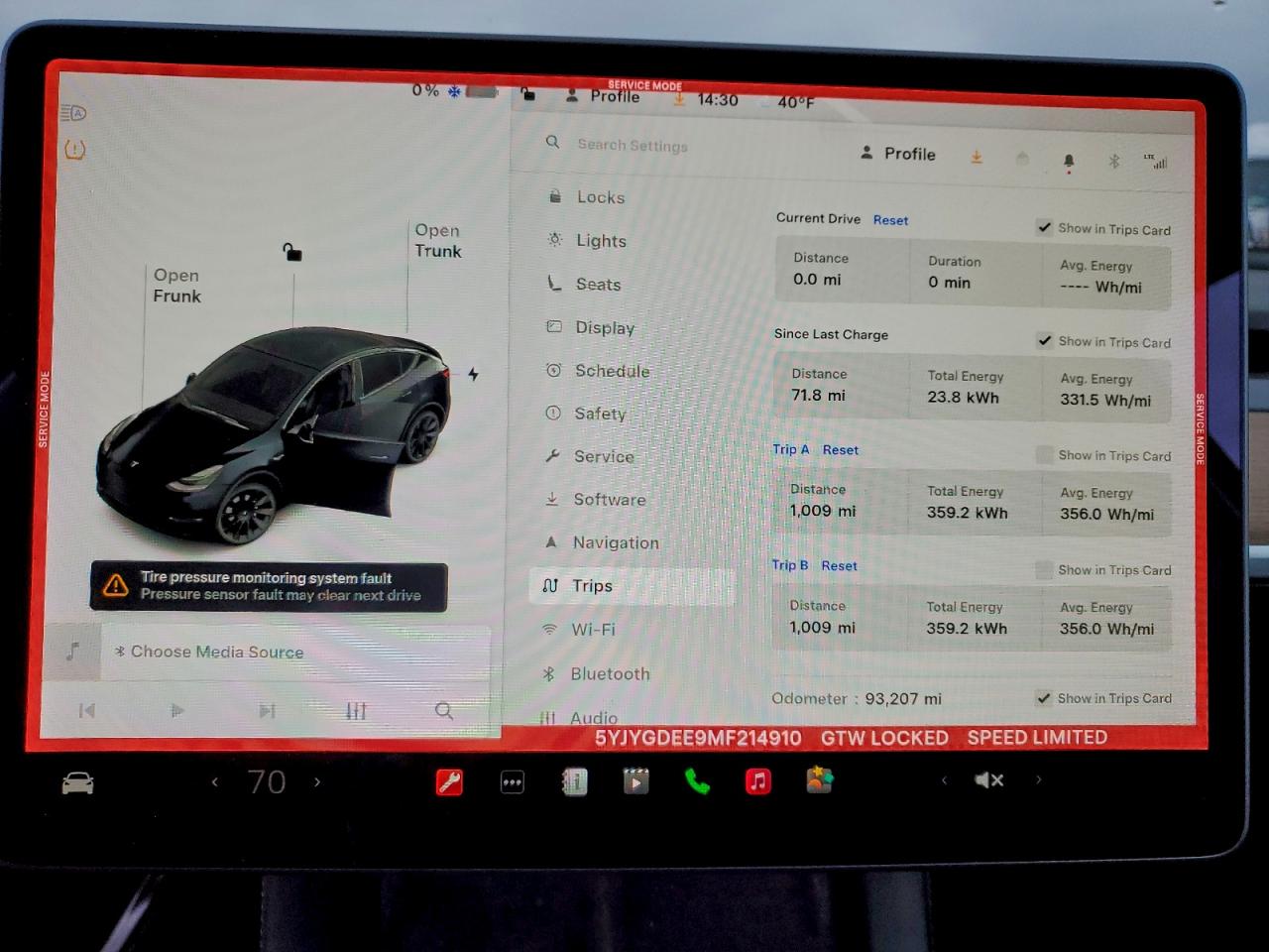 2021 TESLA MODEL Y photo 9