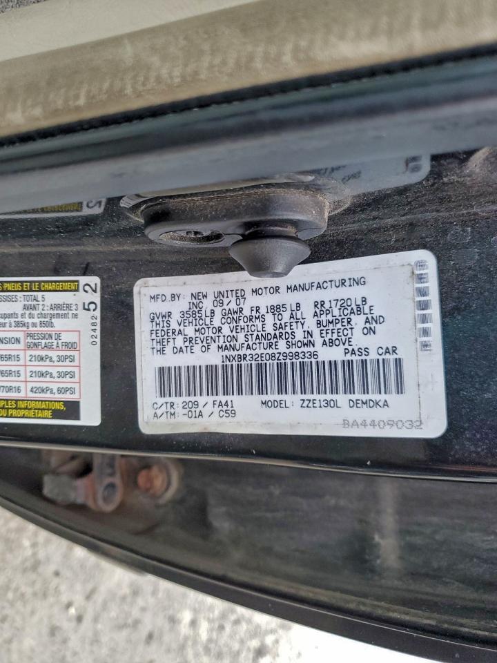 2008 TOYOTA COROLLA CE photo 34