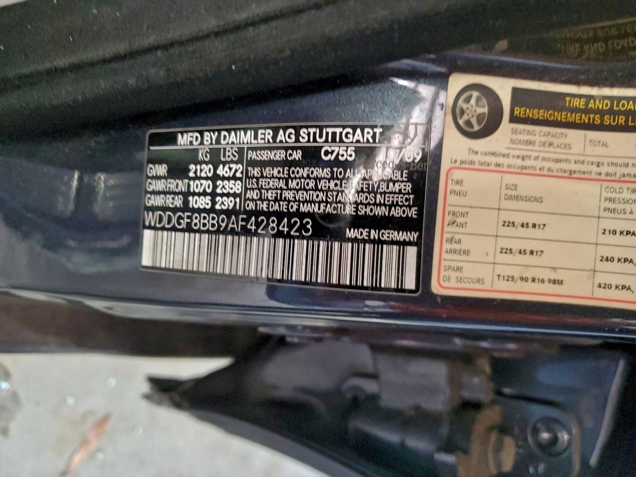 2010 MERCEDES-BENZ C 300 4MATIC photo 13