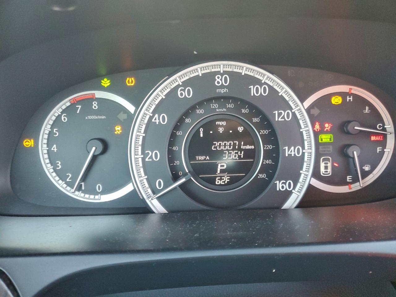 2013 HONDA ACCORD EX photo 9