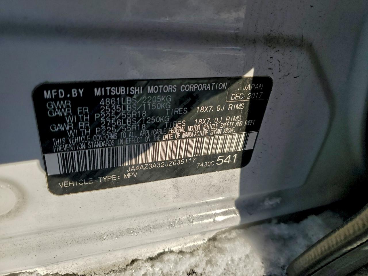 2018 MITSUBISHI OUTLANDER SE photo 25