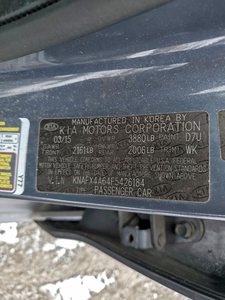 2015 KIA FORTE LX photo 23
