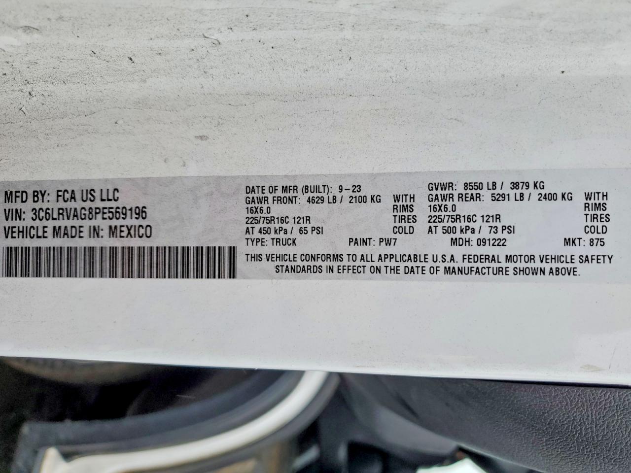 2023 RAM PROMASTER 1500 UTILITY / SERVICE VAN photo 27