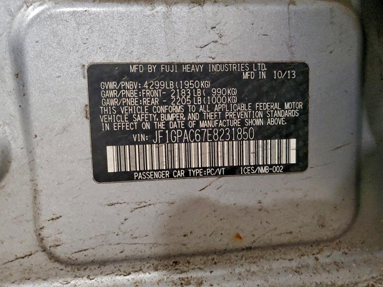 2014 SUBARU IMPREZA PREMIUM photo 34