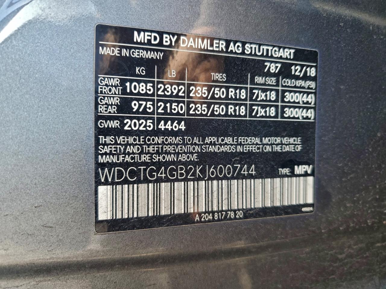 2019 MERCEDES-BENZ GLA 250 4MATIC photo 14