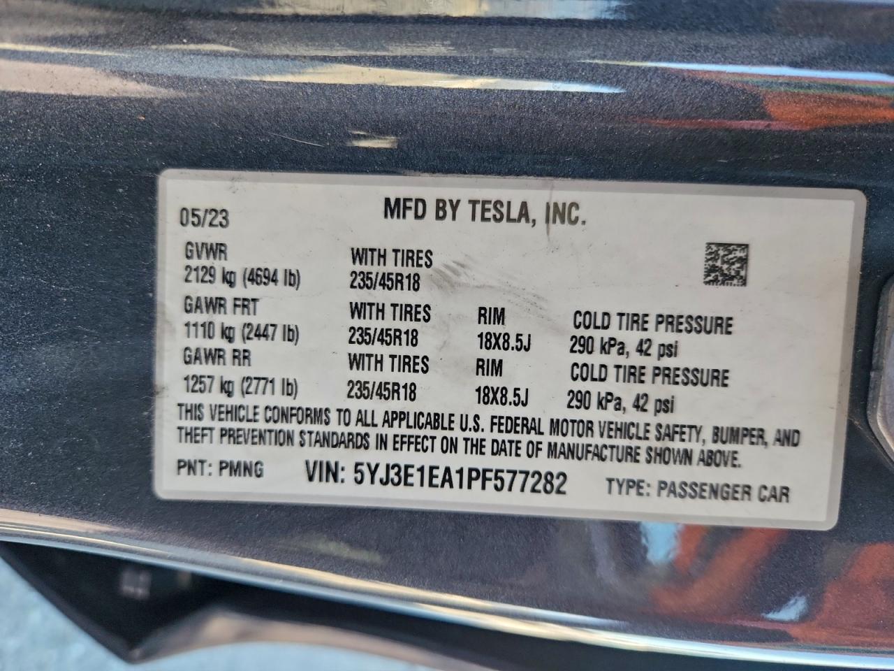 2023 TESLA MODEL 3 photo 13