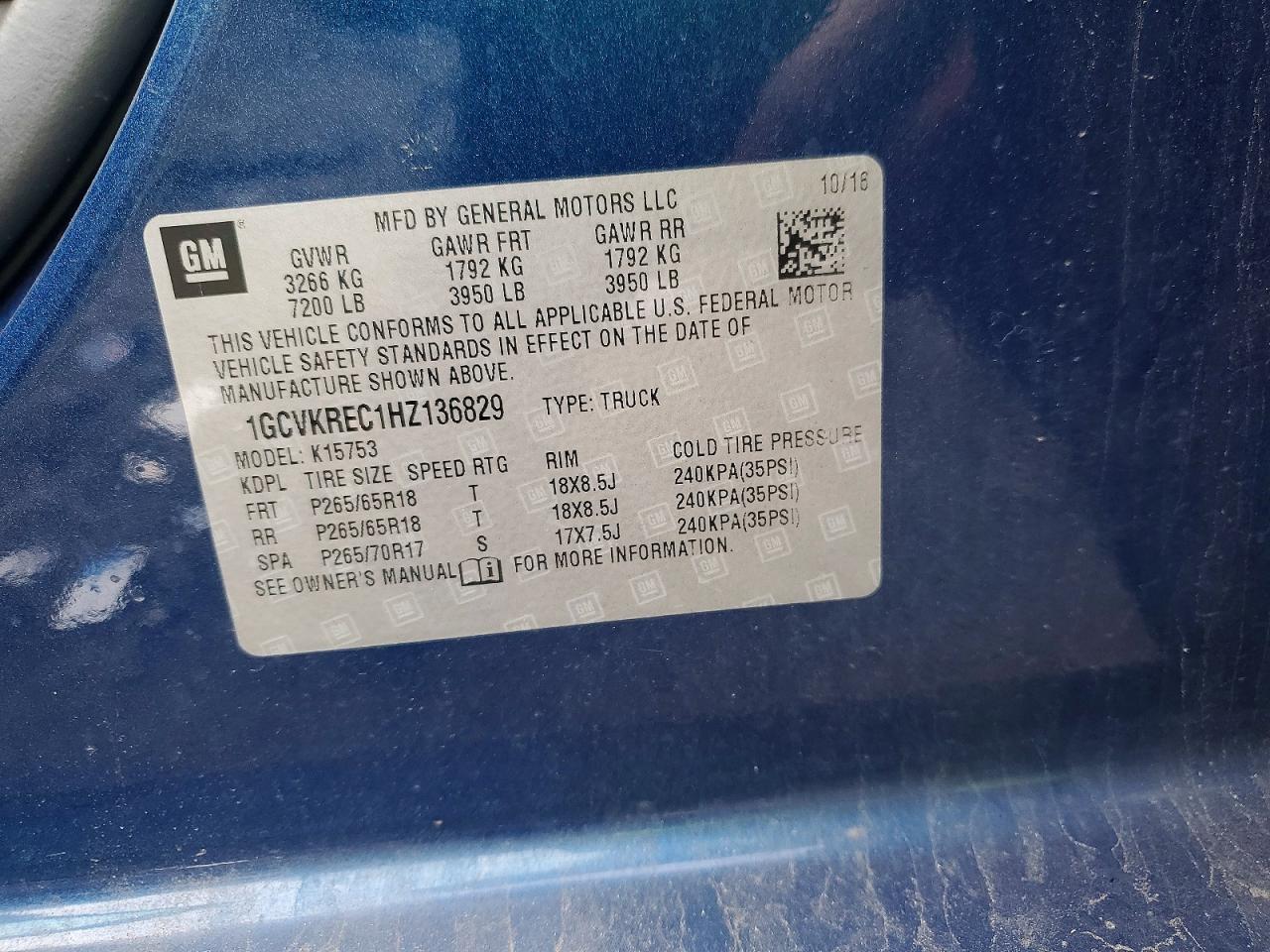 2017 CHEVROLET SILVERADO K1500 LT photo 13