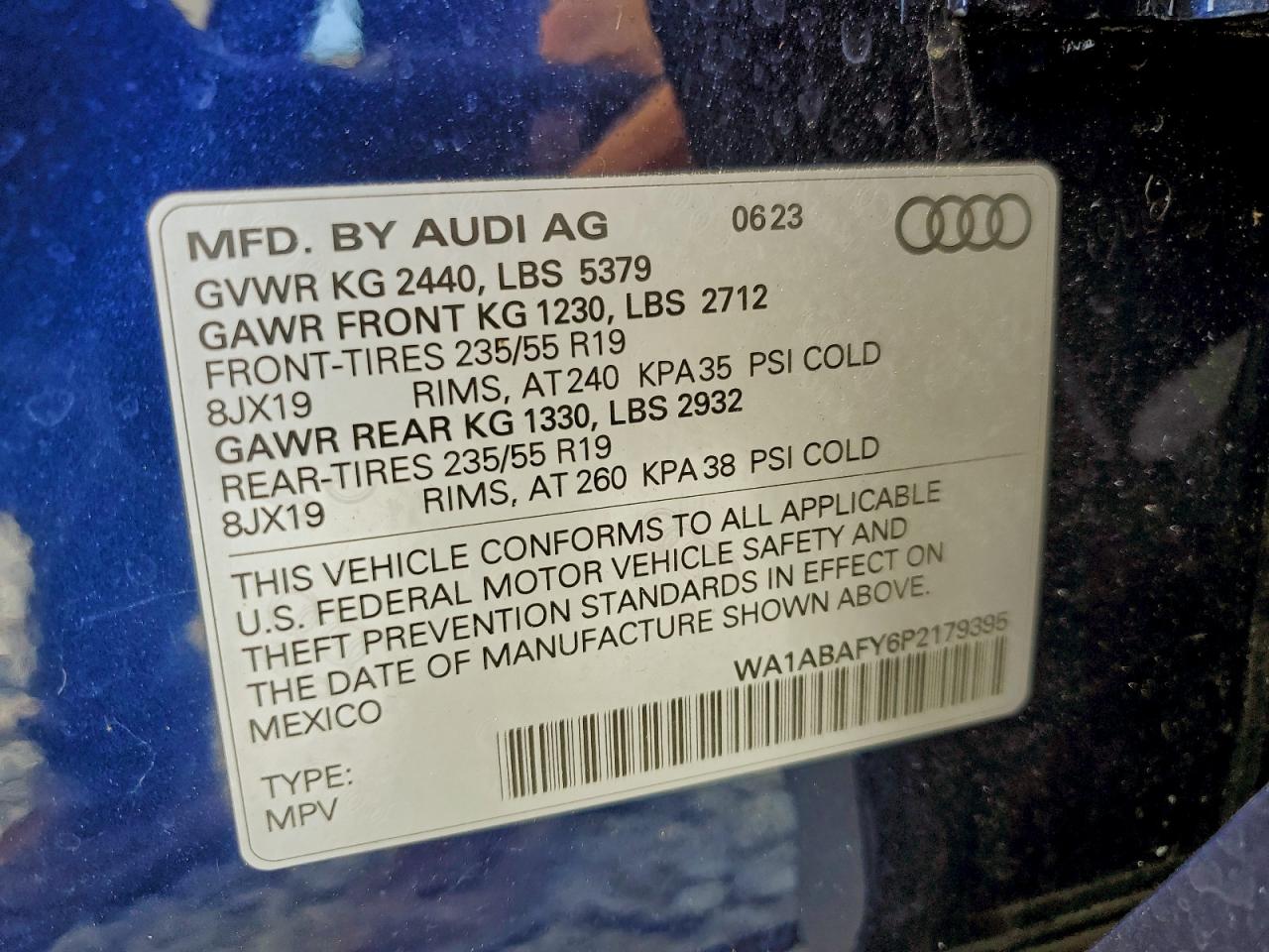 2023 AUDI Q5 PREMIUM 40 photo 27