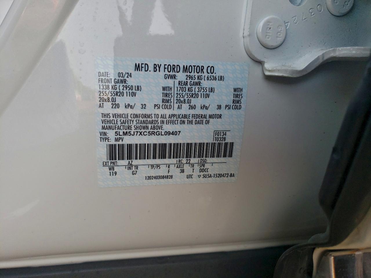 2024 LINCOLN AVIATOR RESERVE photo 25