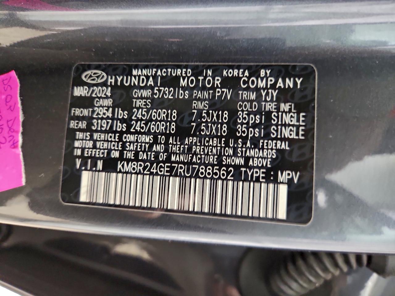 2024 HYUNDAI PALISADE SEL photo 23