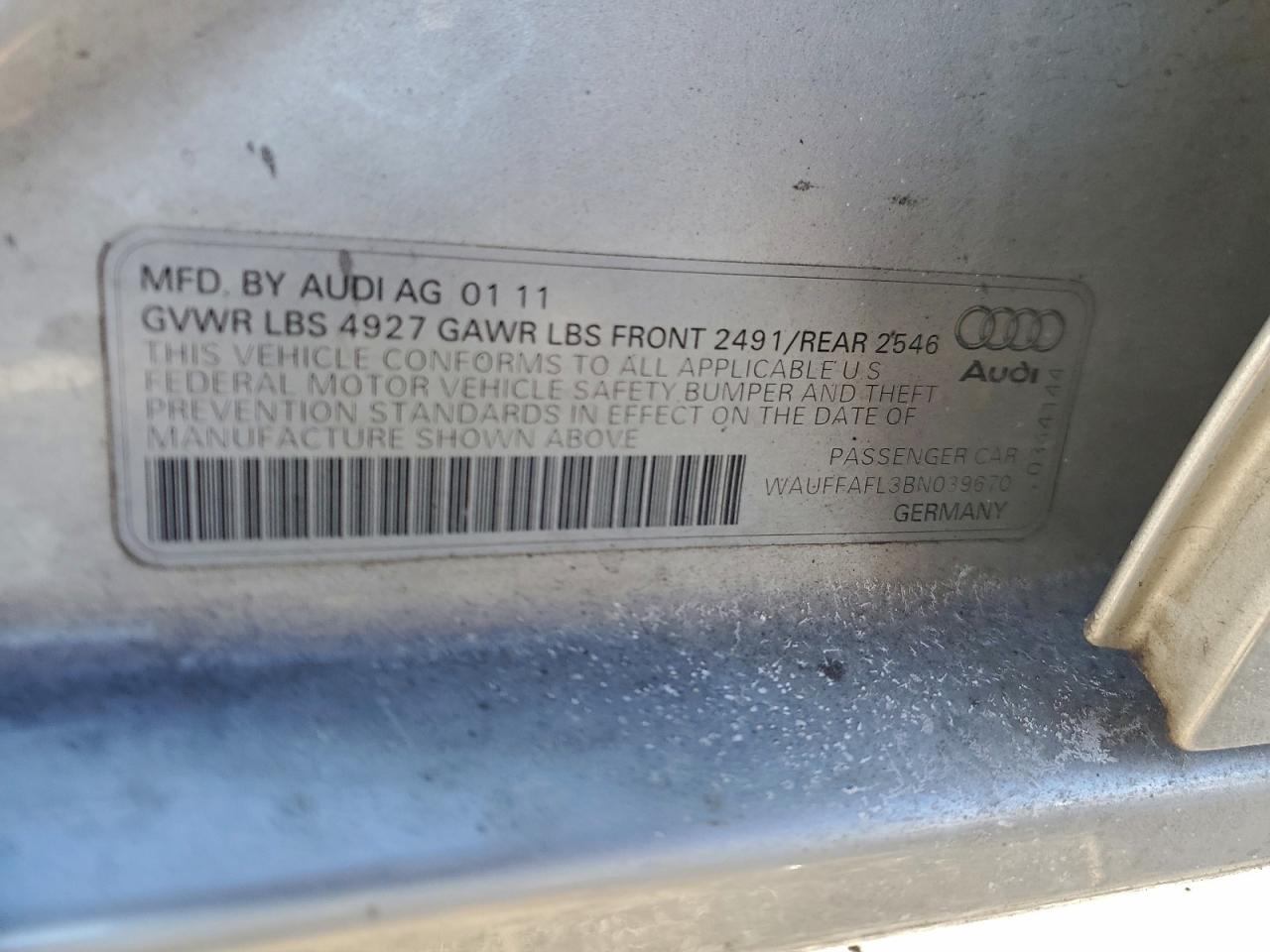 2011 AUDI A4 PREMIUM PLUS photo 34