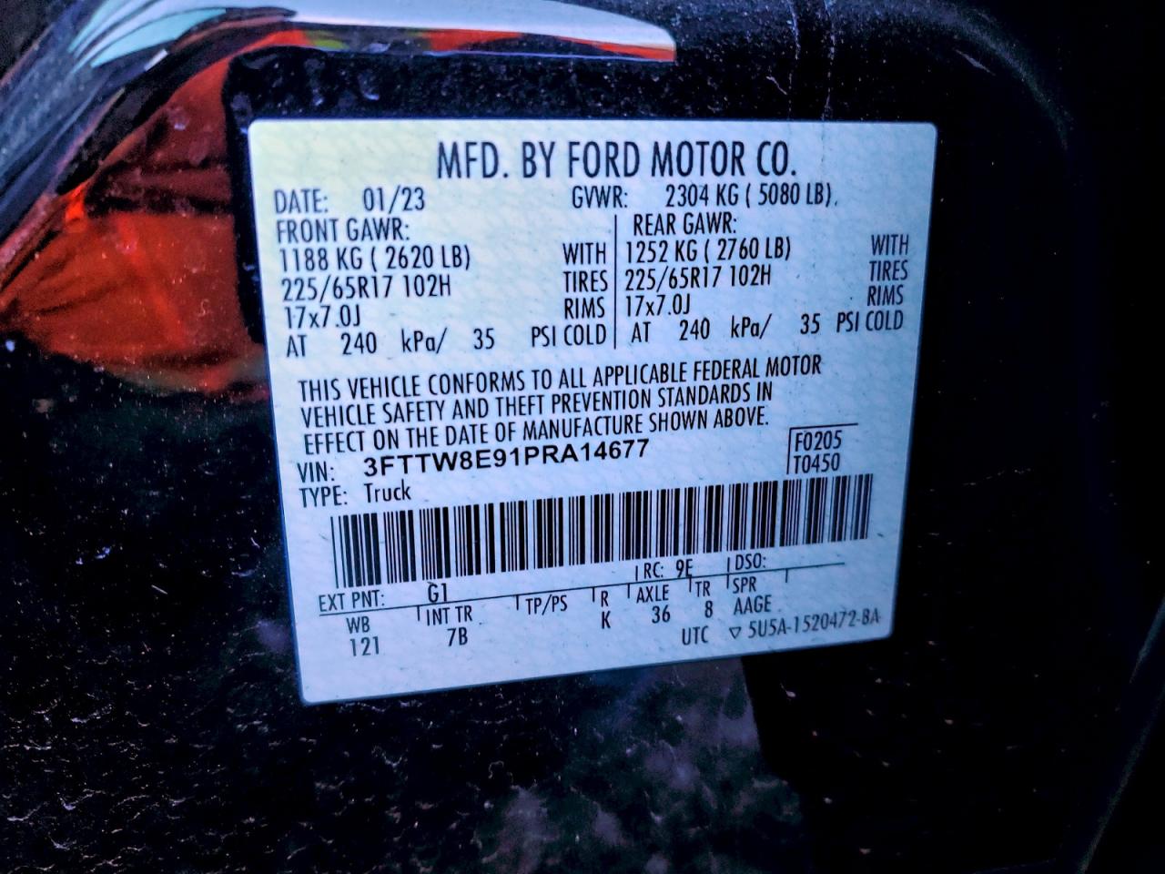 2023 FORD MAVERICK XL photo 12