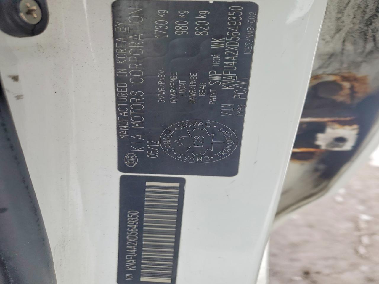 2013 KIA FORTE EX photo 12