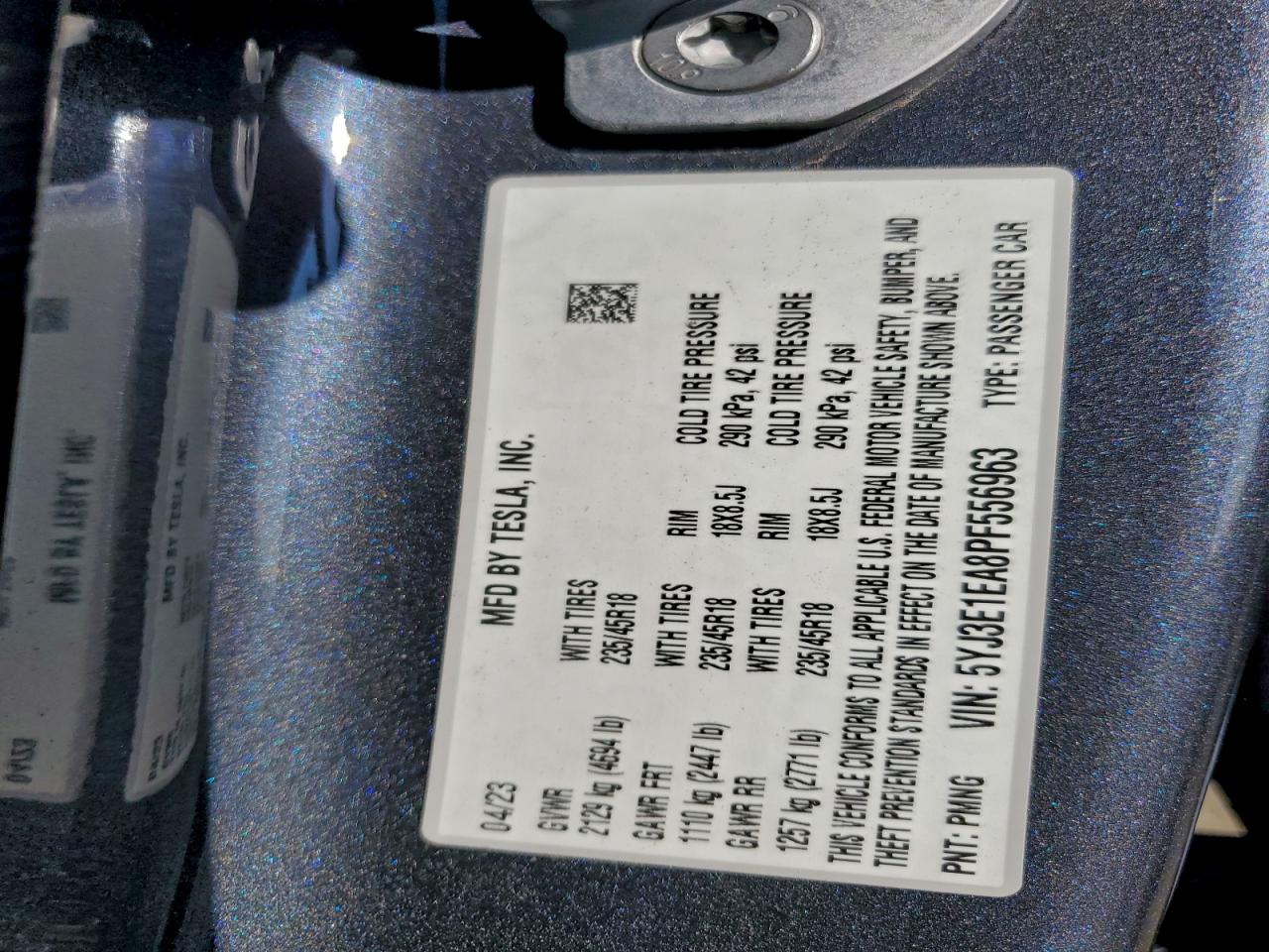 2023 TESLA MODEL 3 photo 25