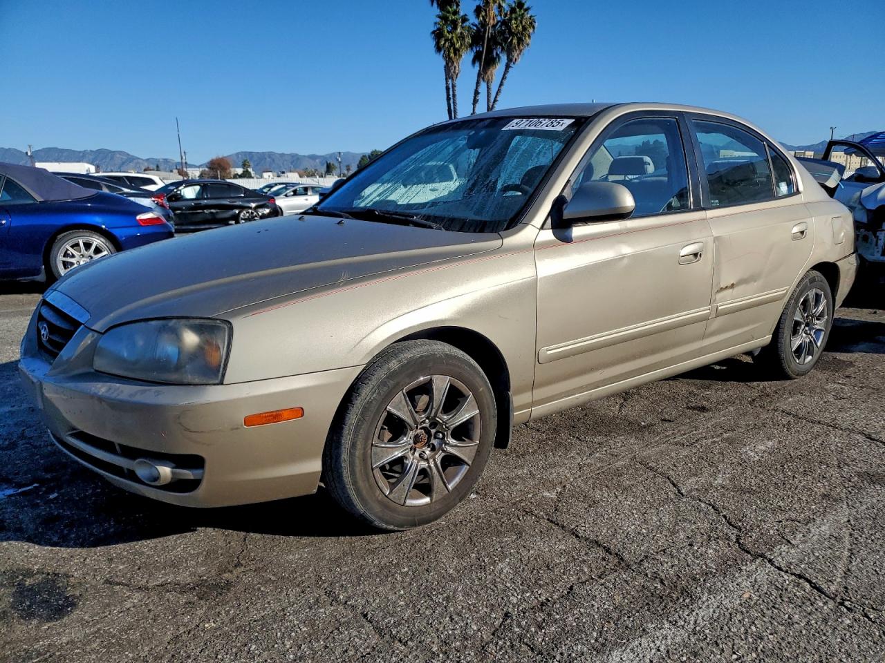 2006 HYUNDAI ELANTRA GLS — REAR END damage — photo 1
