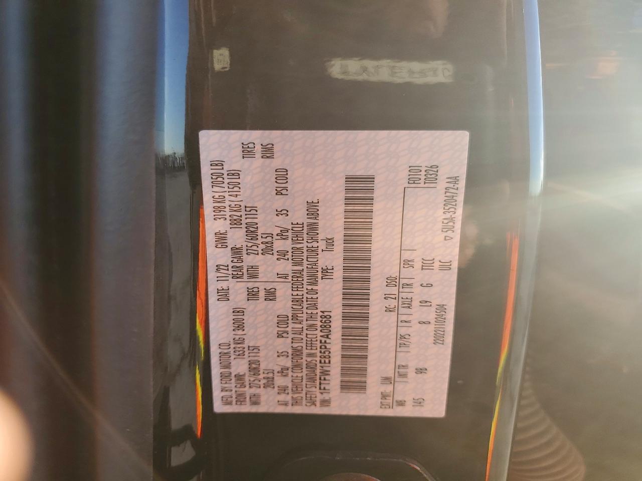 2023 FORD F150 SUPERCREW photo 34