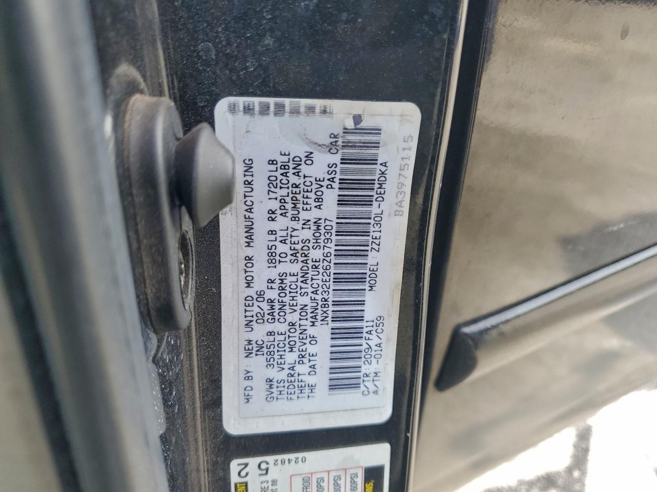 2006 TOYOTA COROLLA CE photo 25