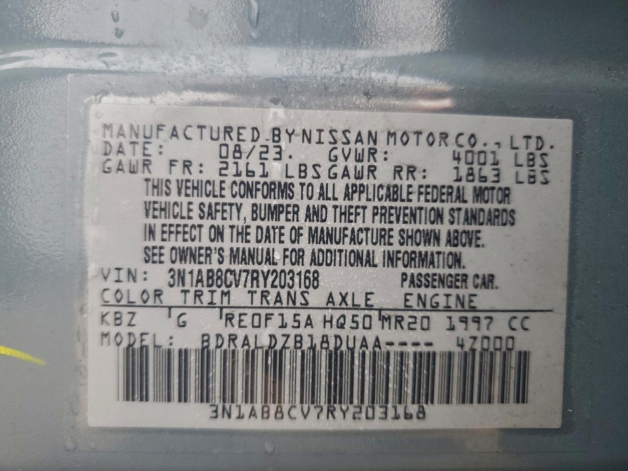 2024 NISSAN SENTRA SV photo 13