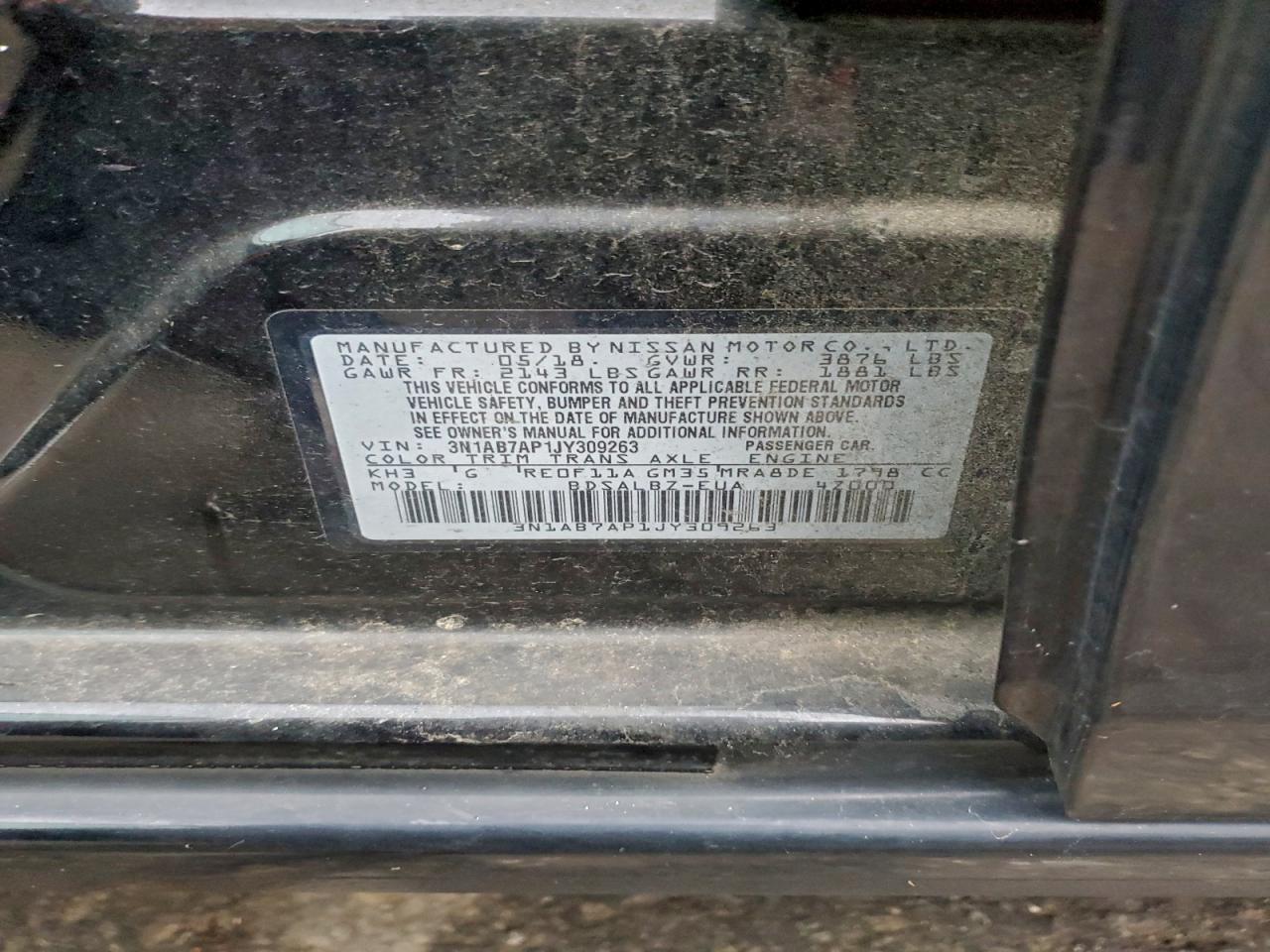 2018 NISSAN SENTRA S photo 12