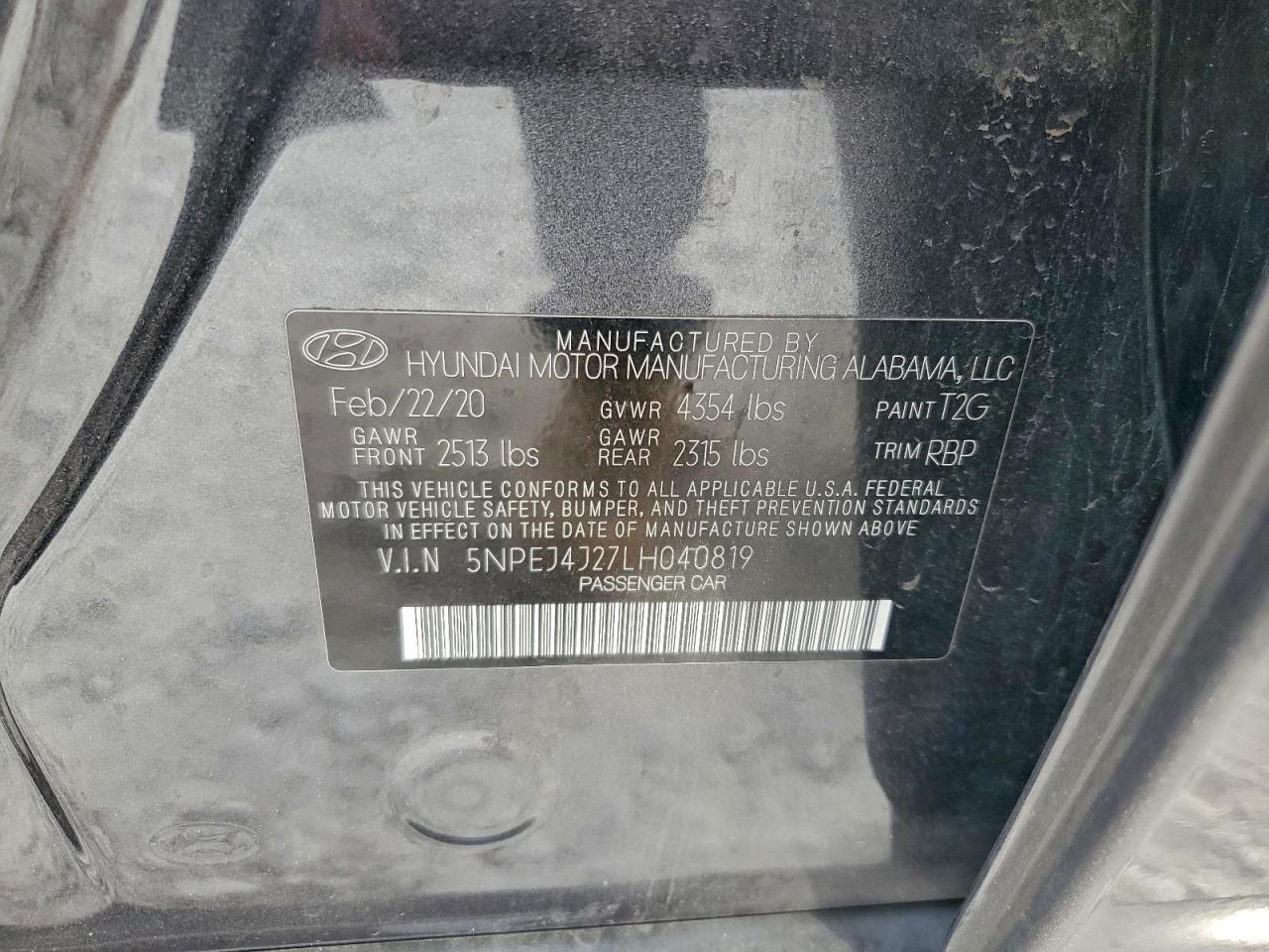 2020 HYUNDAI SONATA SEL PLUS photo 34