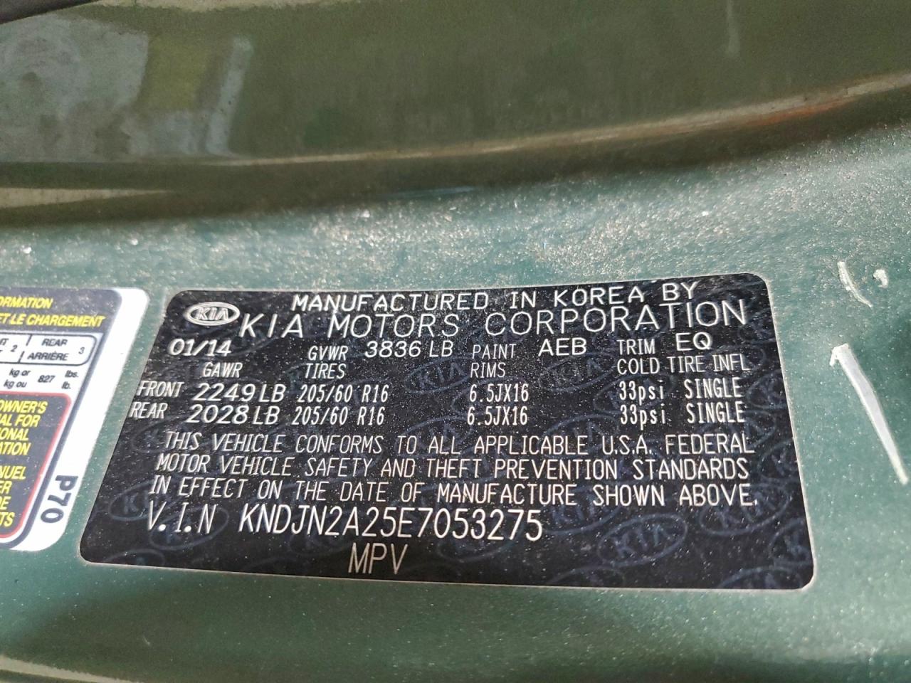 2014 KIA SOUL photo 34