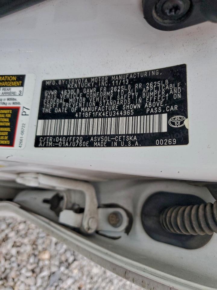 2014 TOYOTA CAMRY L photo 23