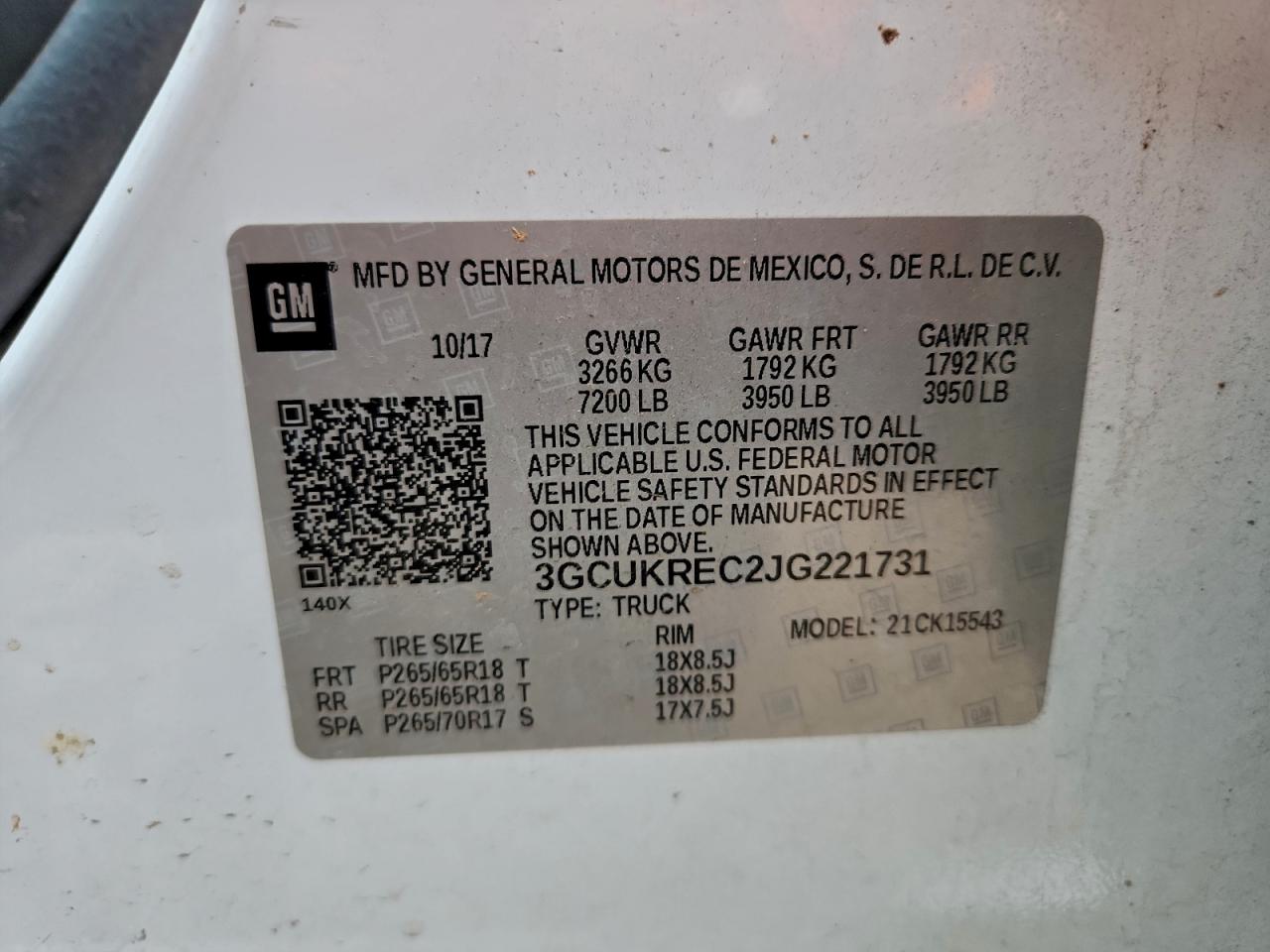 2018 CHEVROLET SILVERADO K1500 LT photo 25