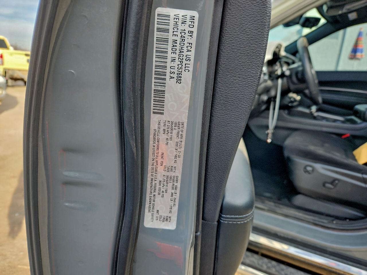 2023 DODGE DURANGO SXT photo 37