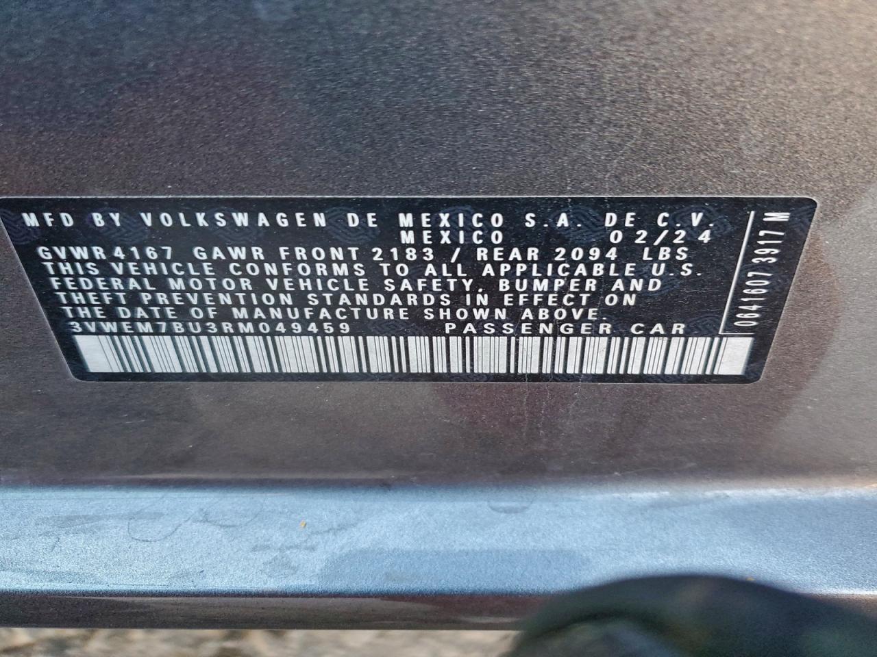 2024 VOLKSWAGEN JETTA SE photo 23