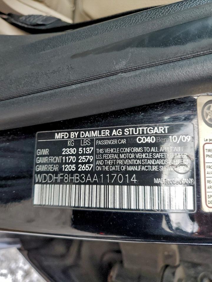 2010 MERCEDES-BENZ E 350 4MATIC photo 12