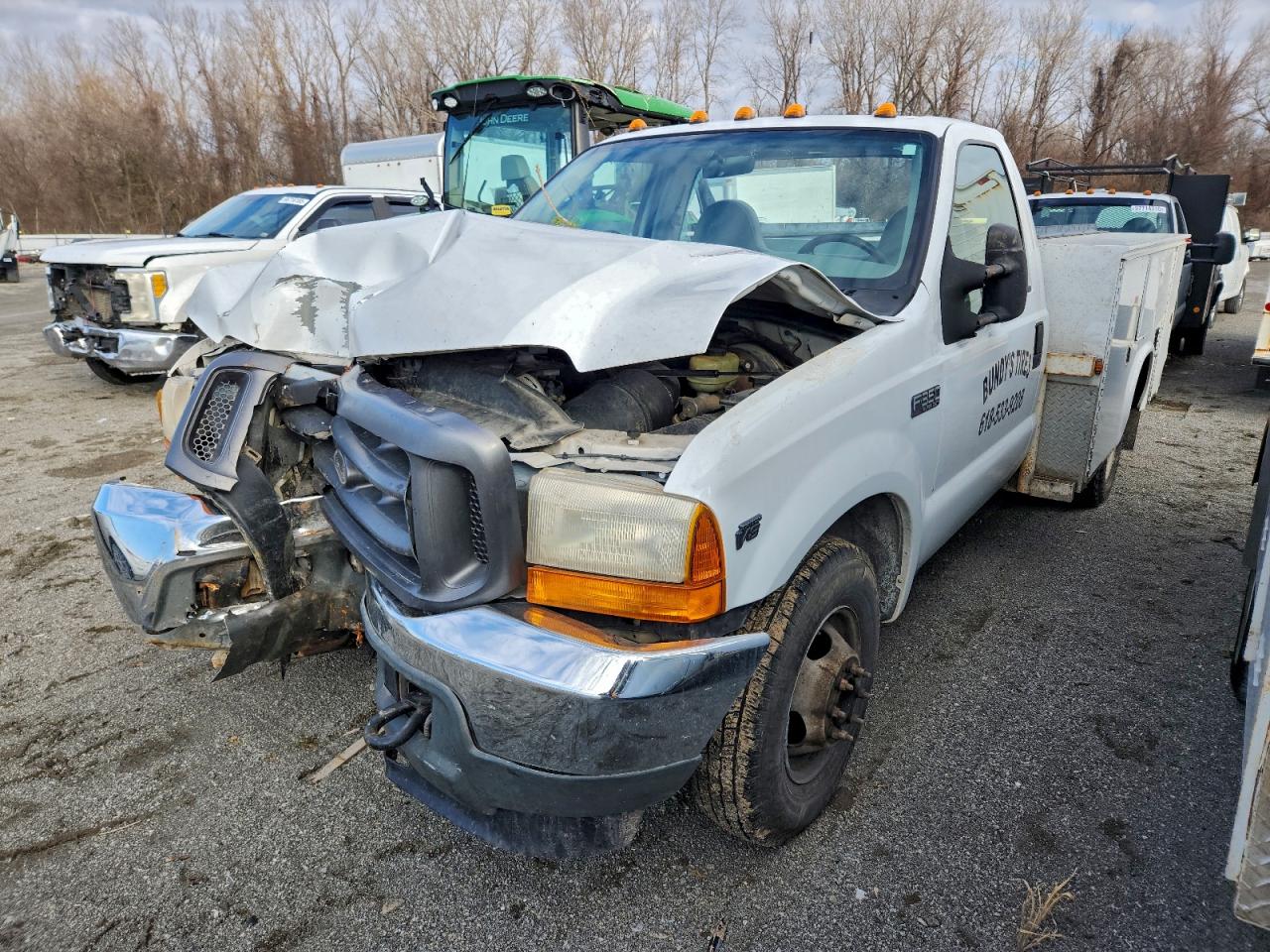 2001 FORD F350 SUPER DUTY UTILITY / SERVICE TRUCK photo 3