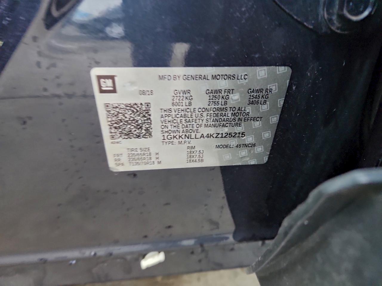2019 GMC ACADIA SLE photo 25