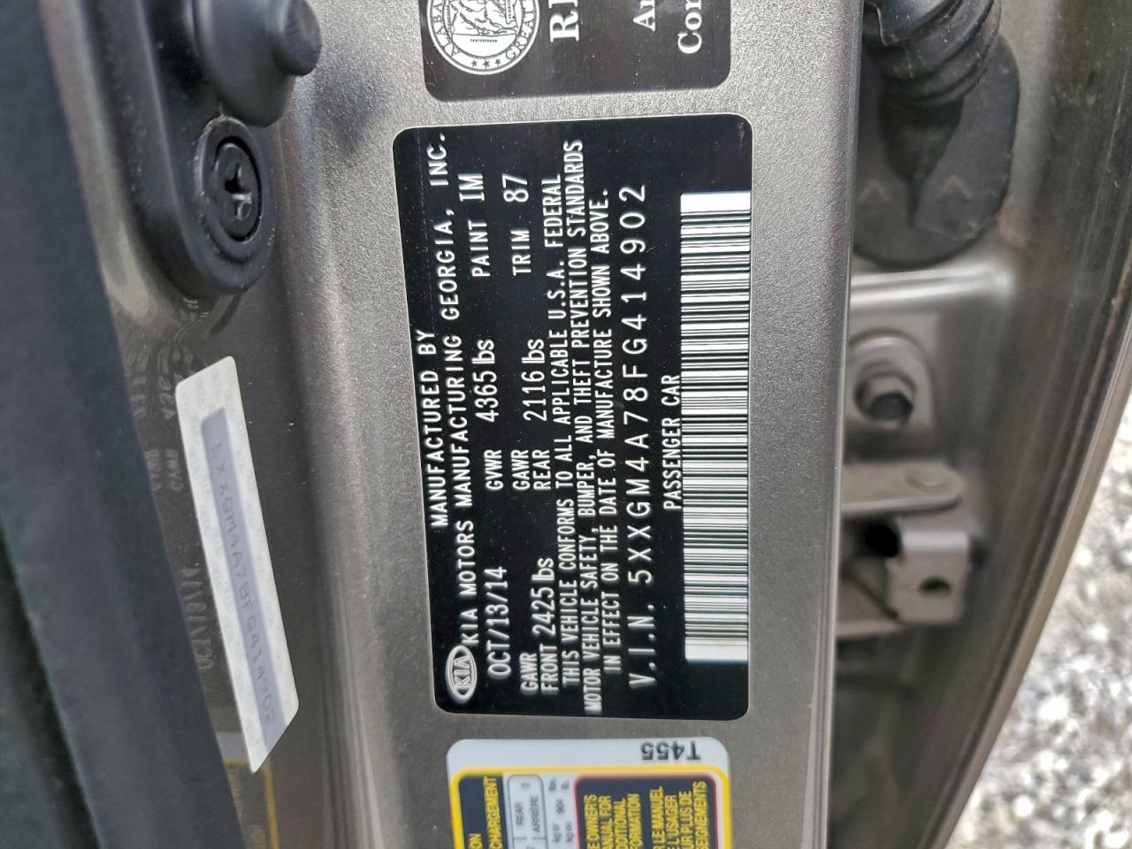 2015 KIA OPTIMA LX photo 12