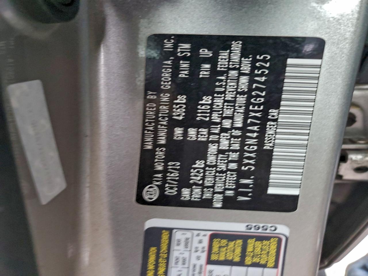 2014 KIA OPTIMA EX photo 23