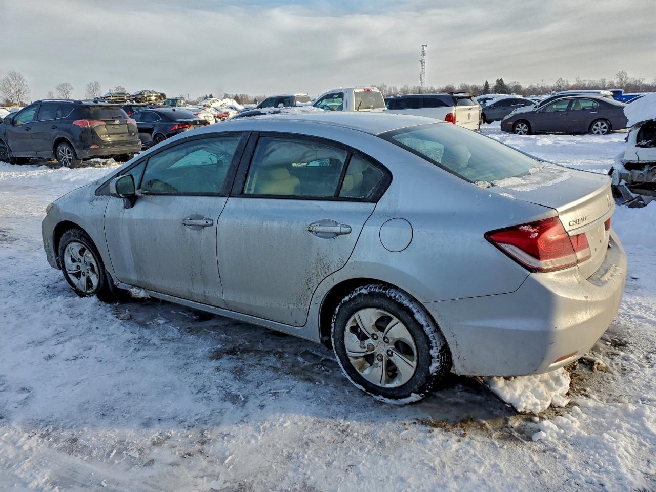 2014 HONDA CIVIC LX photo 2