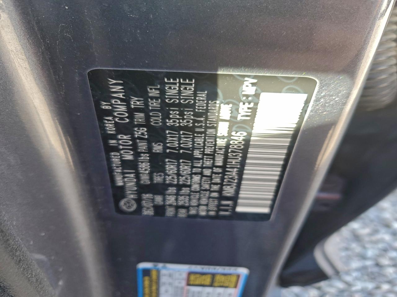 2017 HYUNDAI TUCSON SE photo 13