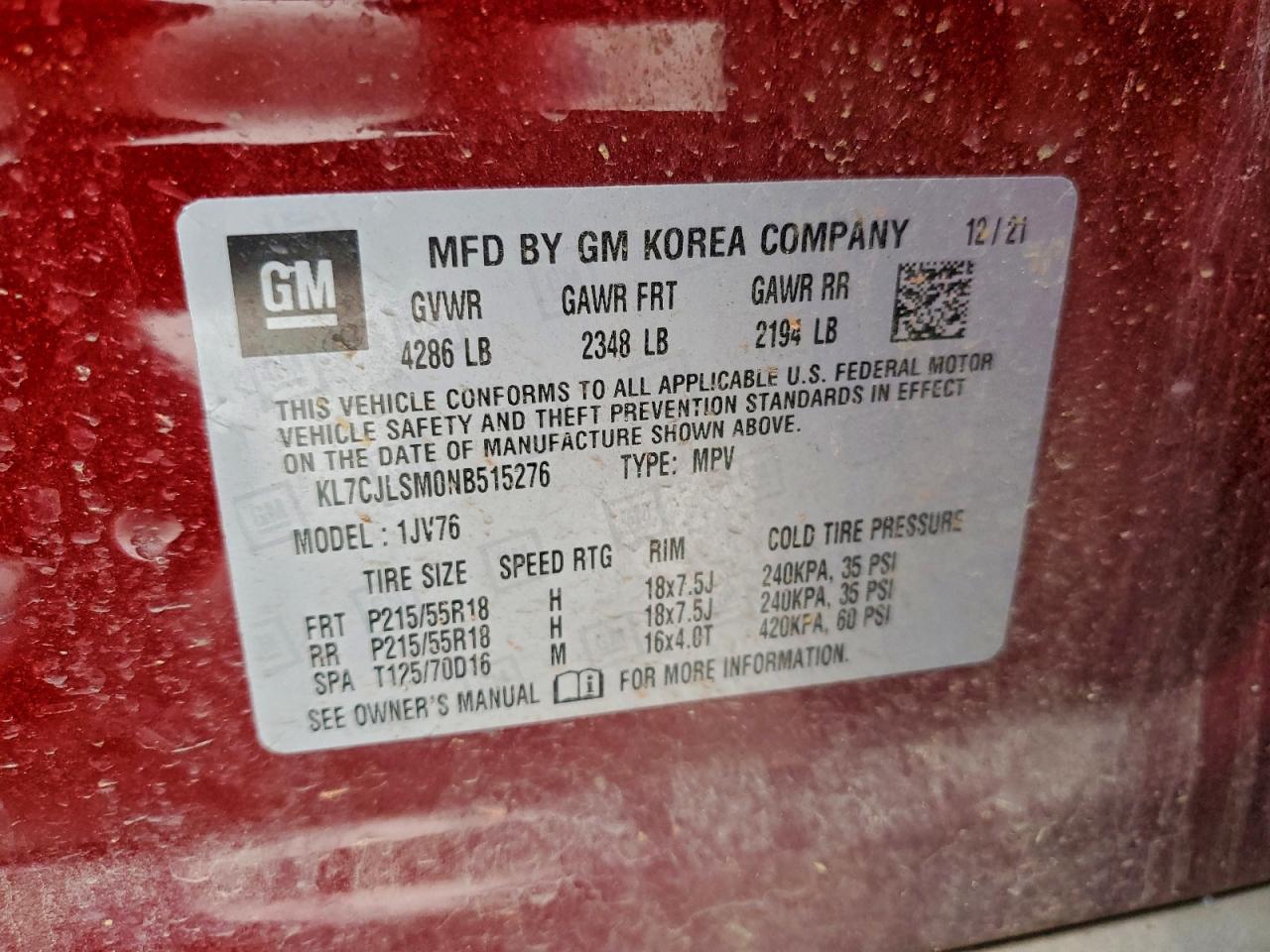 2022 CHEVROLET TRAX 1LT photo 27
