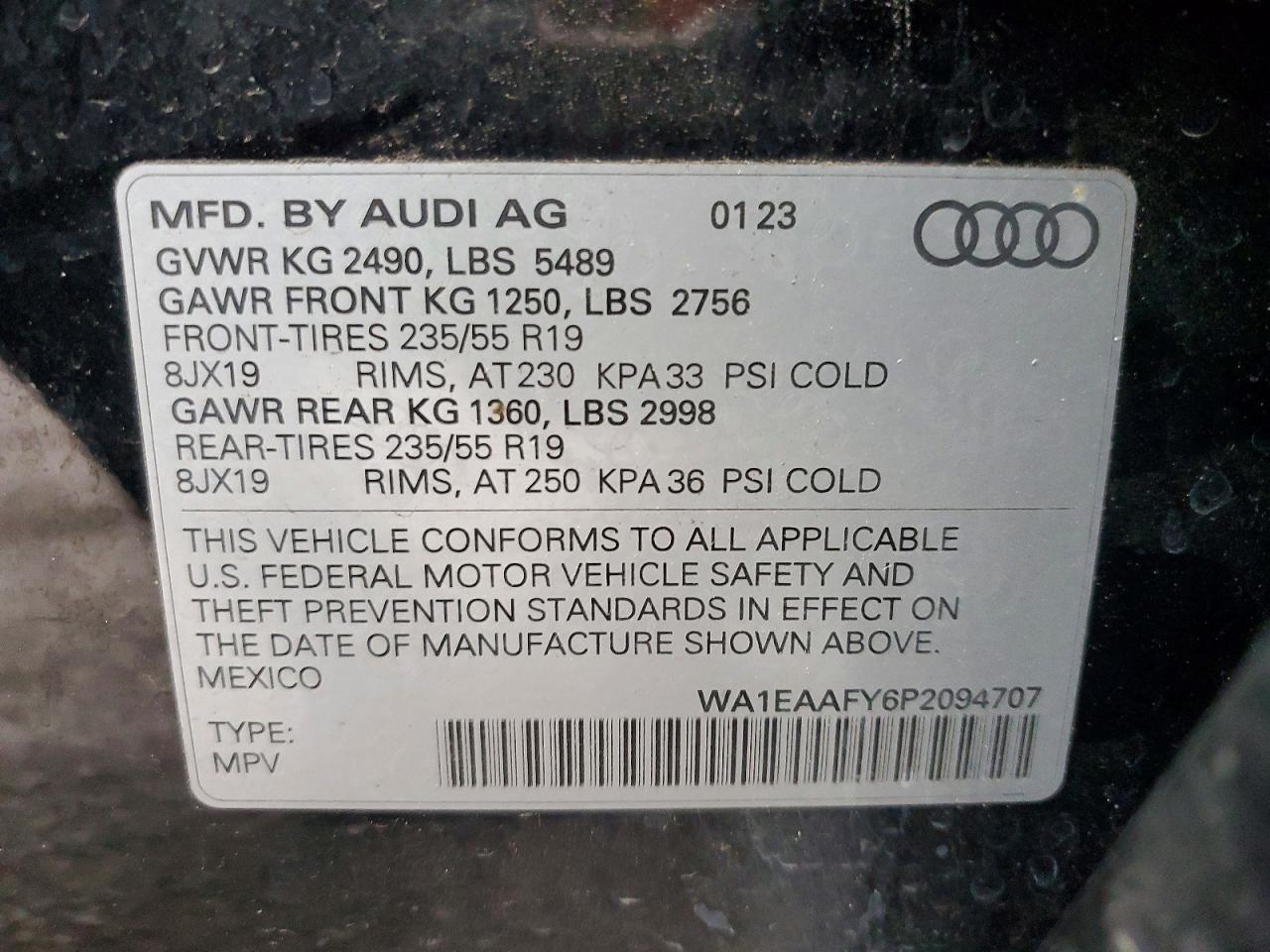 2023 AUDI Q5 PREMIUM PLUS 45 photo 14