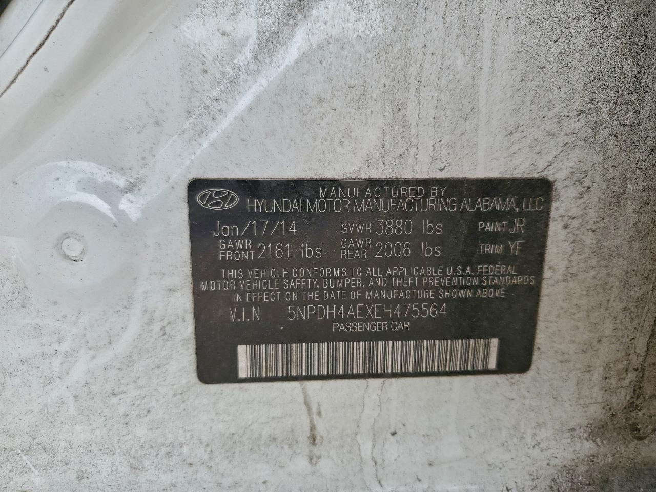2014 HYUNDAI ELANTRA SE photo 13