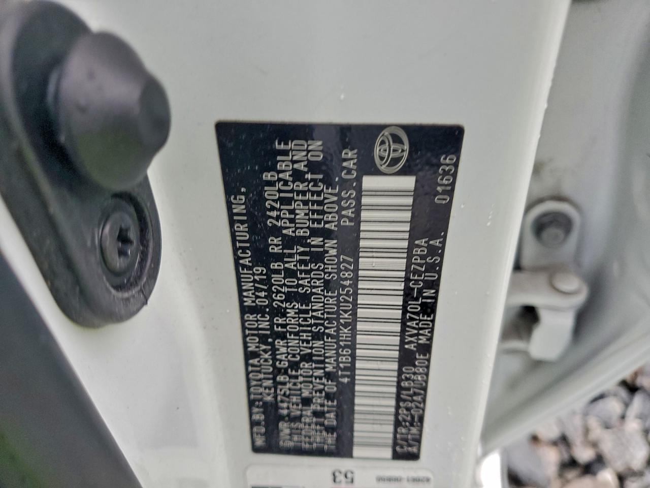 2019 TOYOTA CAMRY XSE photo 34
