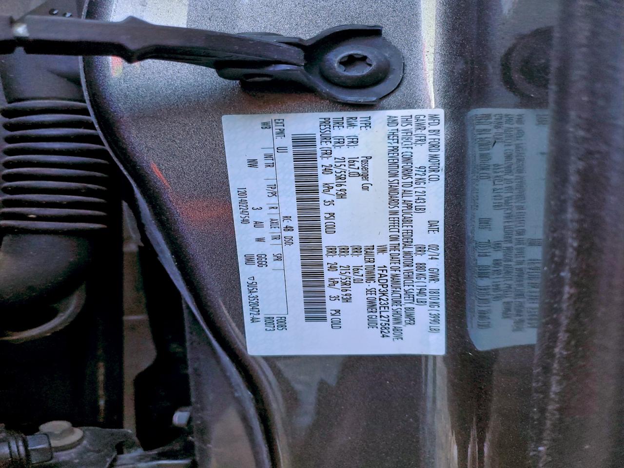 2014 FORD FOCUS SE photo 14