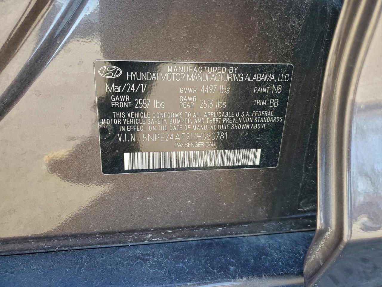 2017 HYUNDAI SONATA SE photo 23
