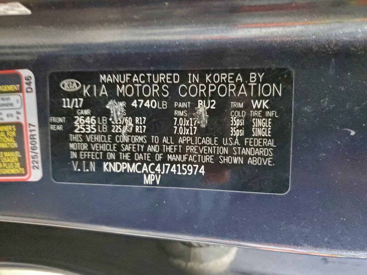 2018 KIA SPORTAGE LX photo 13