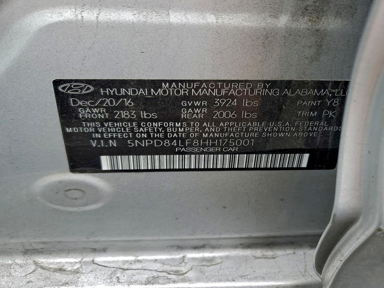 2017 HYUNDAI ELANTRA SE photo 23