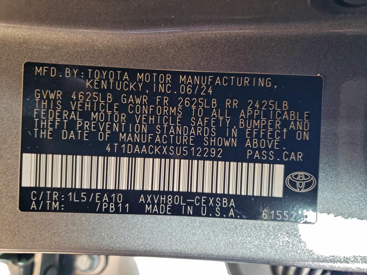 2025 TOYOTA CAMRY XSE photo 23