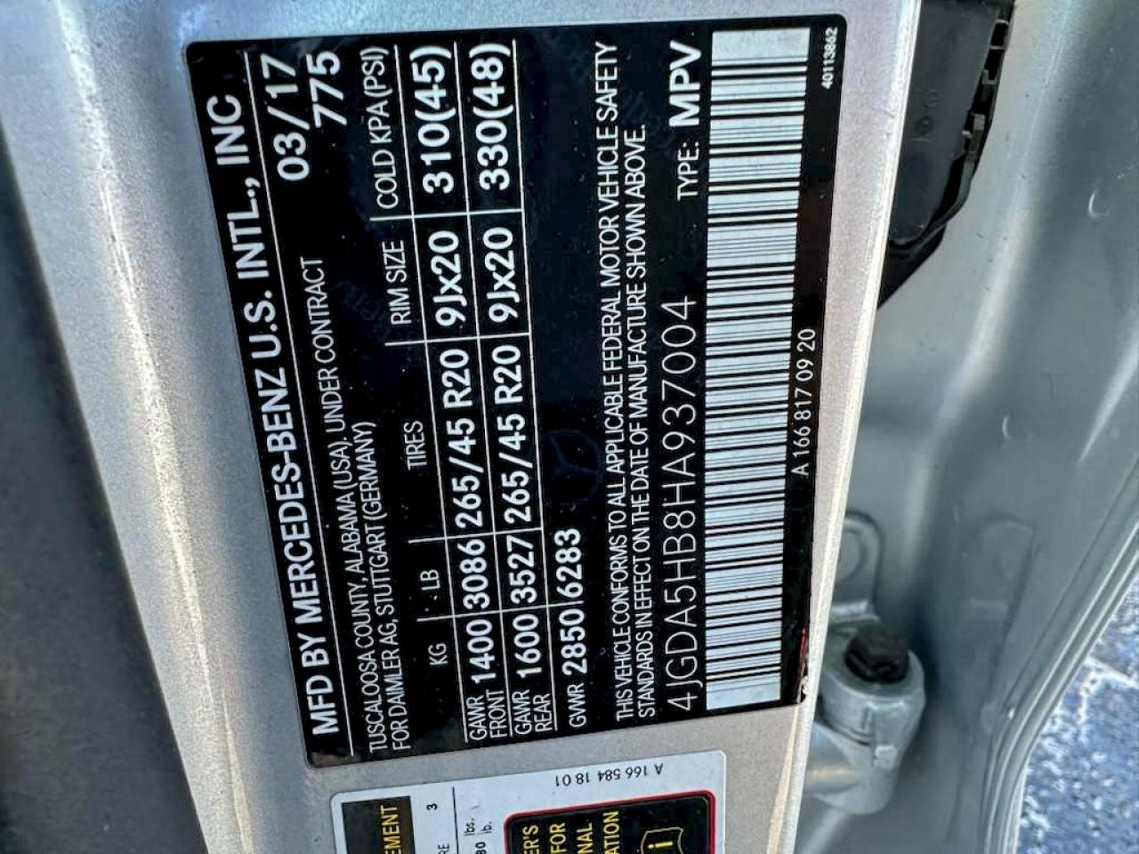 2017 MERCEDES-BENZ GLE 350 4MATIC photo 10