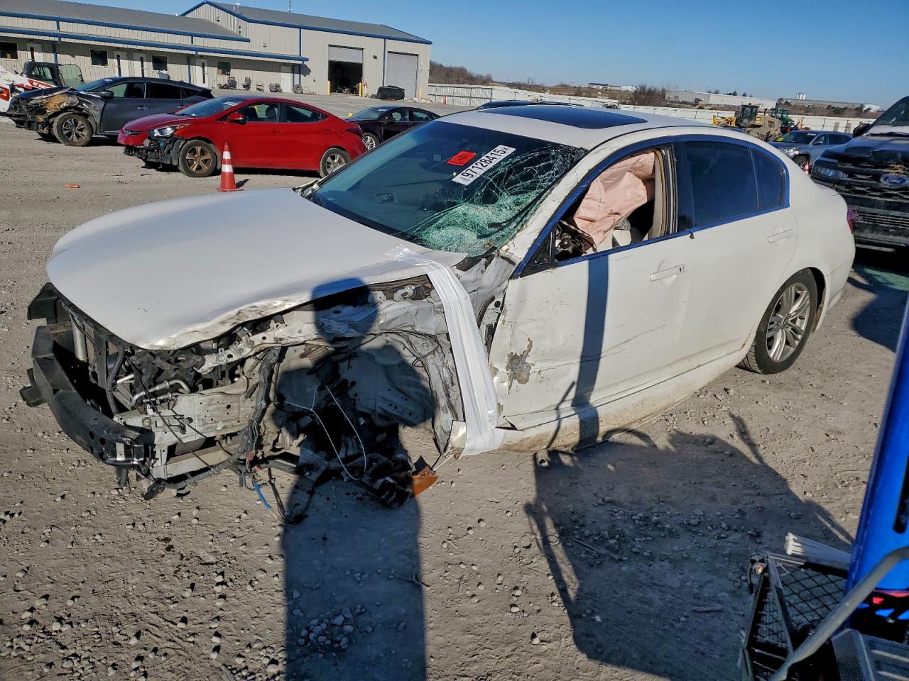 2010 INFINITI G37 BASE — FRONT END damage — photo 1