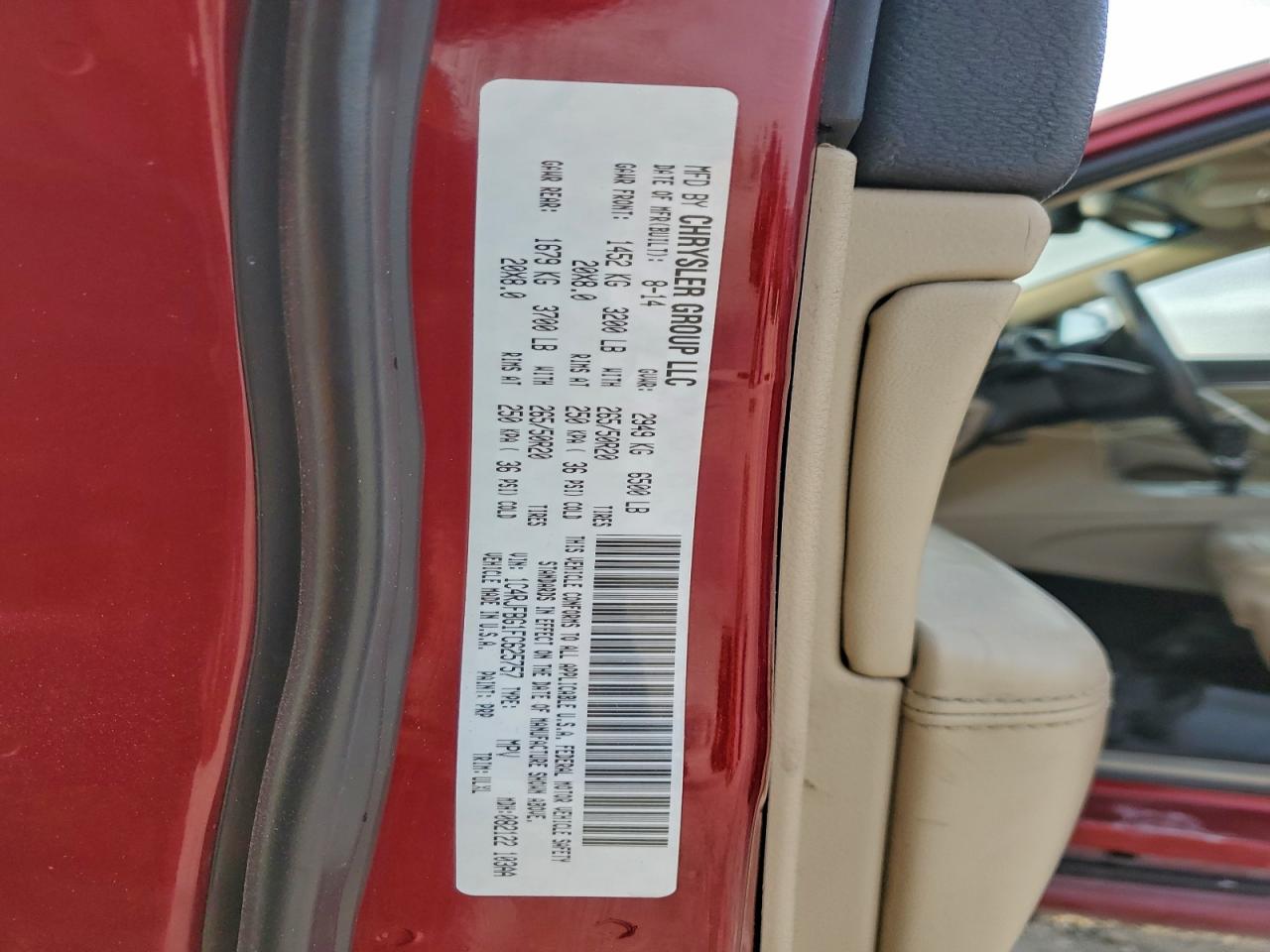 2015 JEEP GRAND CHEROKEE LIMITED photo 14