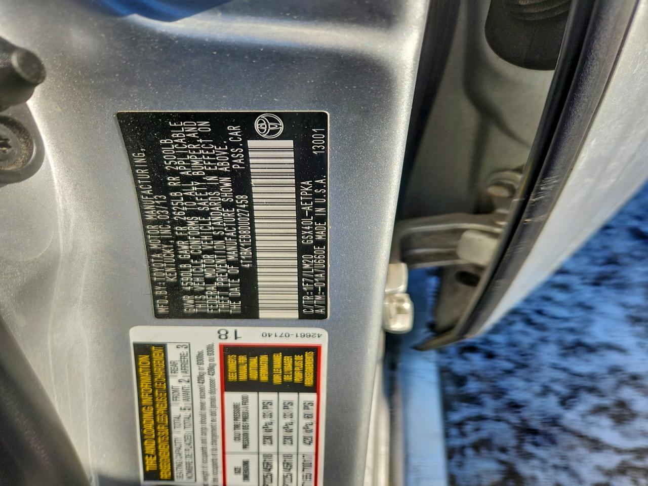 2013 TOYOTA AVALON BASE photo 37